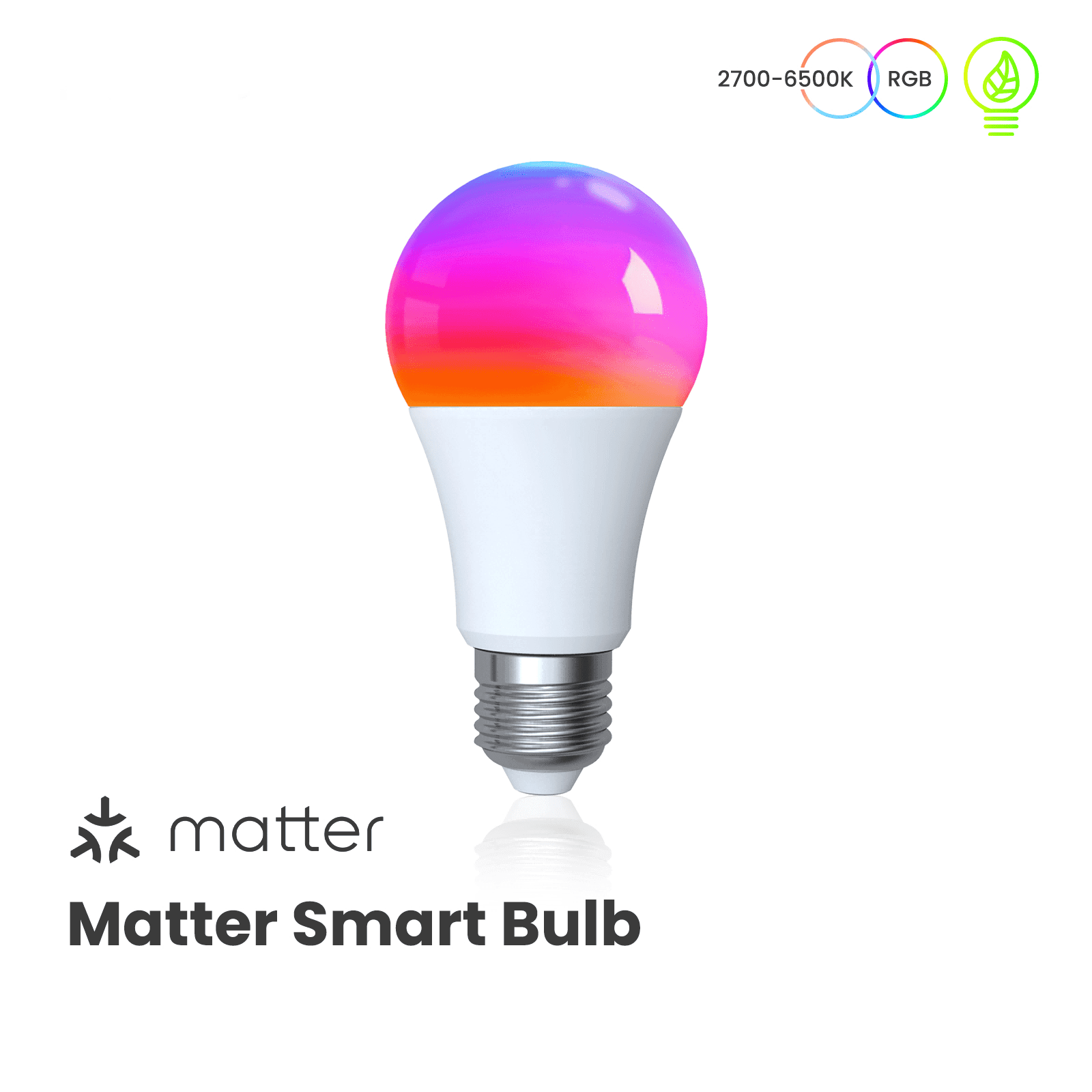 Smarte WLAN LED-Glühbirne – per App & Sprache steuerbar (E27/E14/GU10, Weiß/RGB)